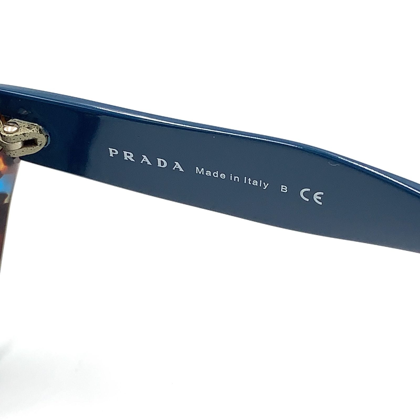 Prada Multicolor Frame Acetate Navy Sunglasses Eyewear — view 3