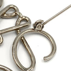 Loewe Anagram Brooch Metal Silver — view 6