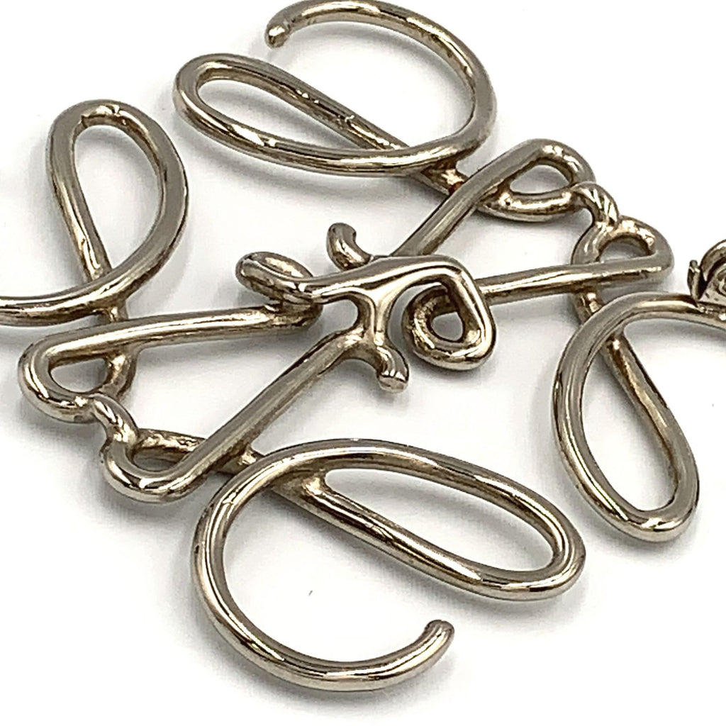 Loewe Anagram Brooch Metal Silver — view 5
