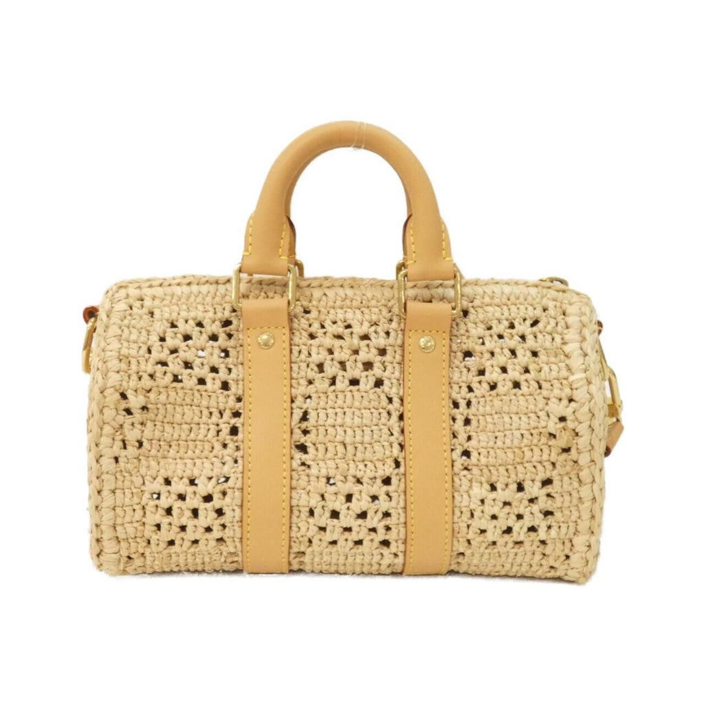 Louis Vuitton Damier Raffia Keepall Bandouliere 25 cm Boston — view 2