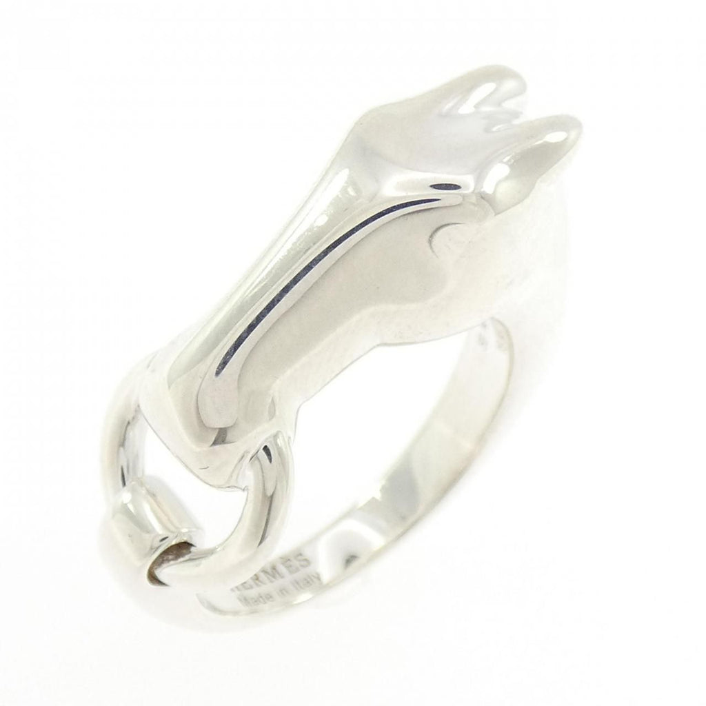 Hermes Gallop Ring Silver