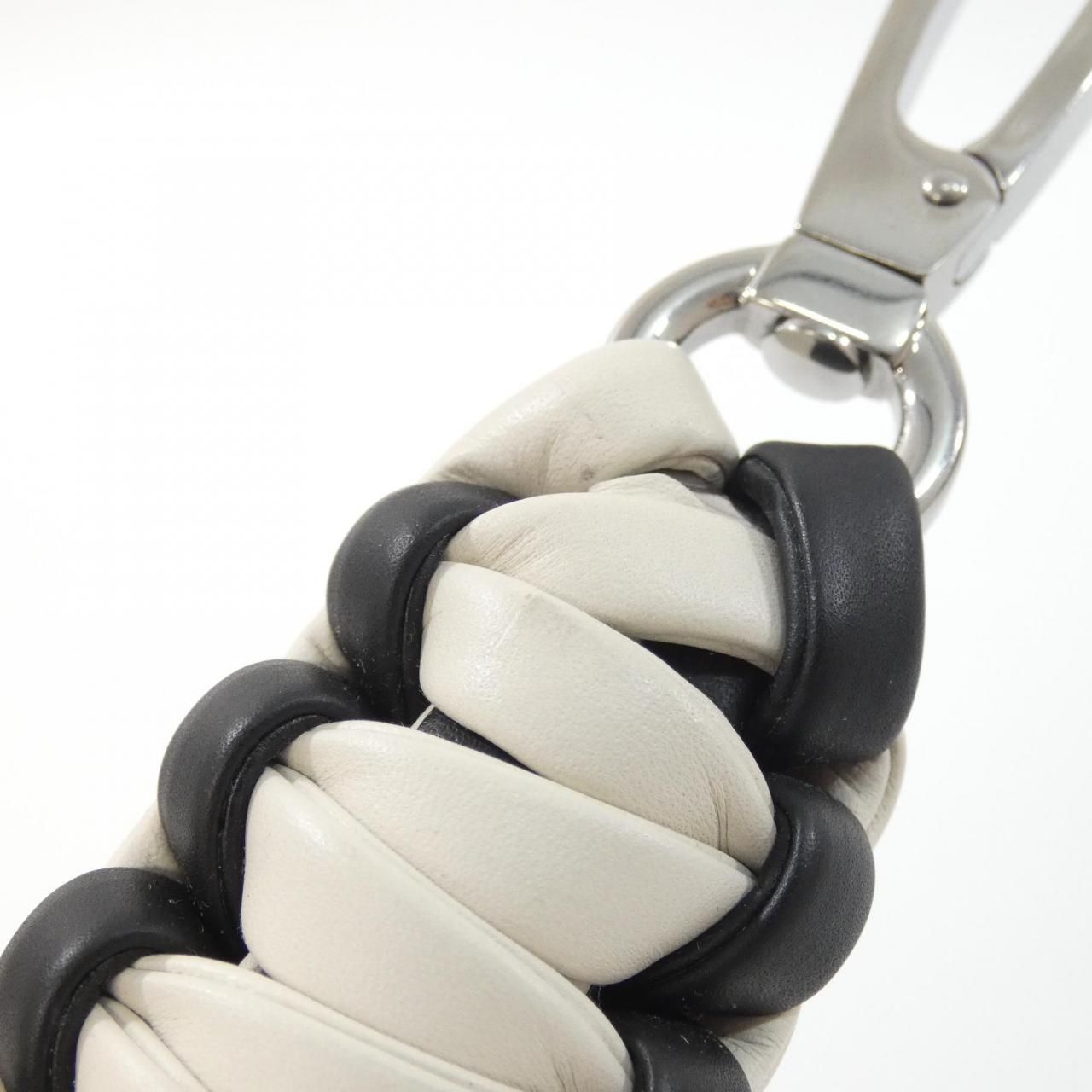 Bottega Veneta Key Holder Silver — view 4
