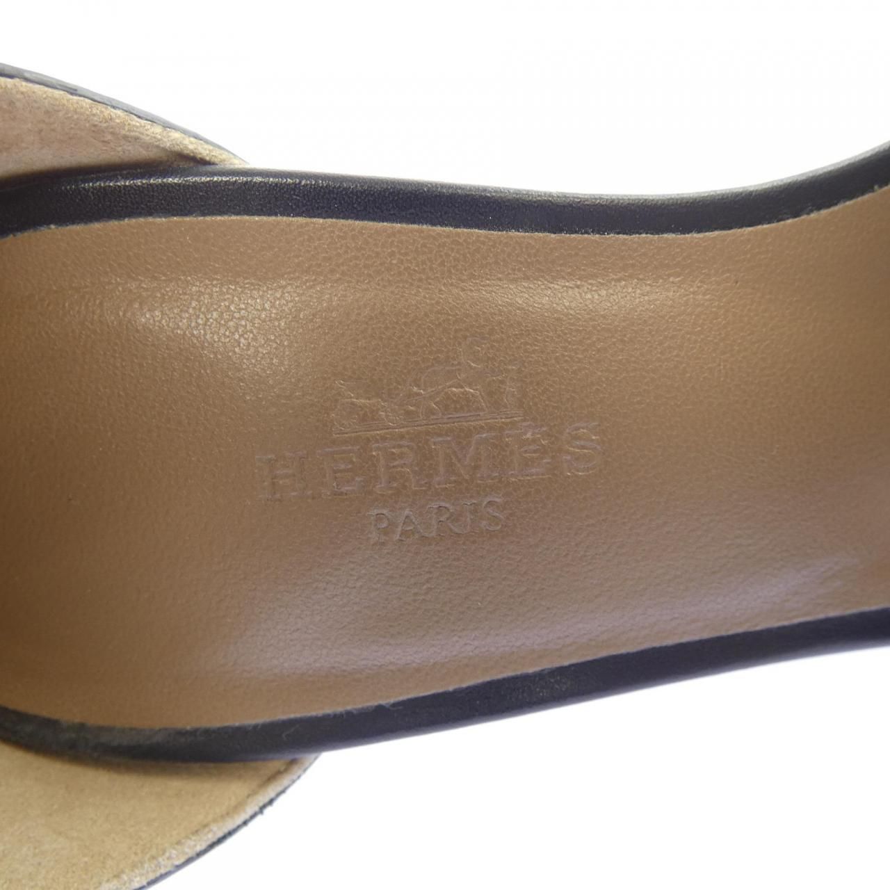 Hermes Legend Sandals Black — view 6