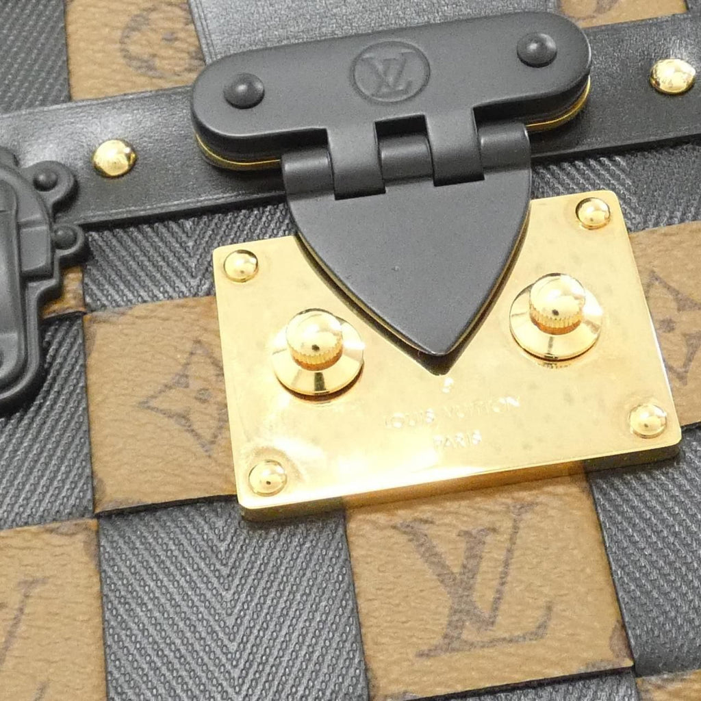 Louis Vuitton Monogram Reverse Petite Malle Shoulder — view 4