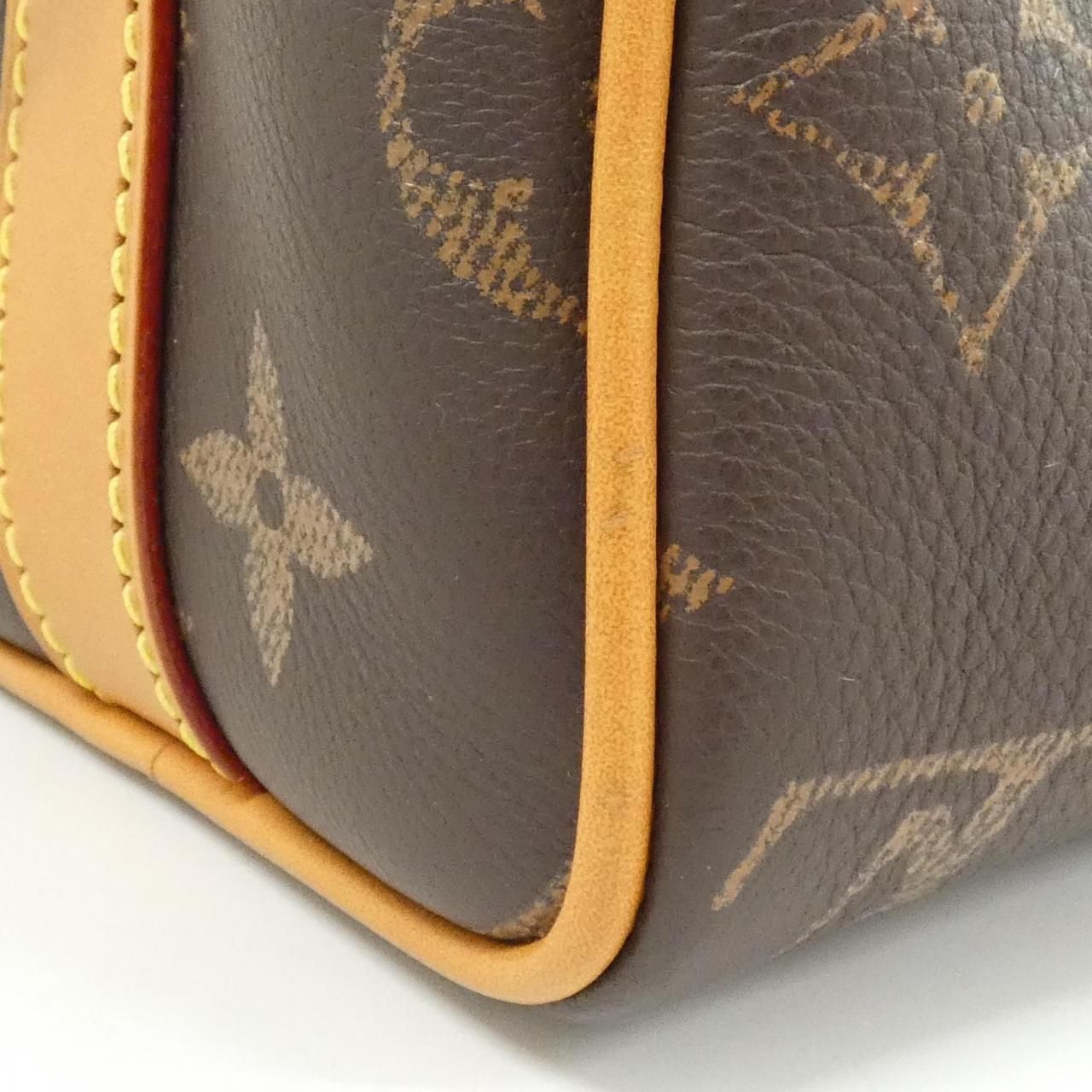 Louis Vuitton Monogram Leather Keepall Bandouliere 25 cm Boston — view 5