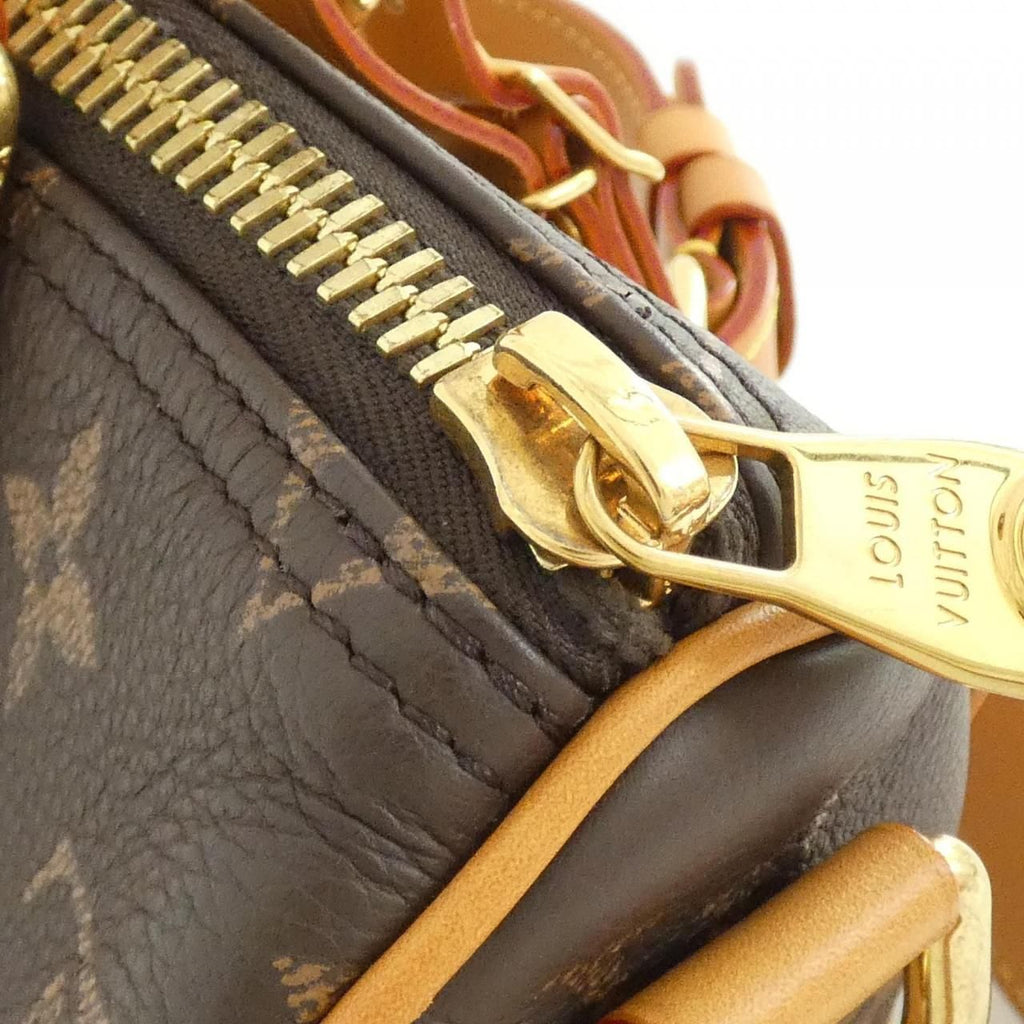Louis Vuitton Monogram Leather Keepall Bandouliere 25 cm Boston — view 6