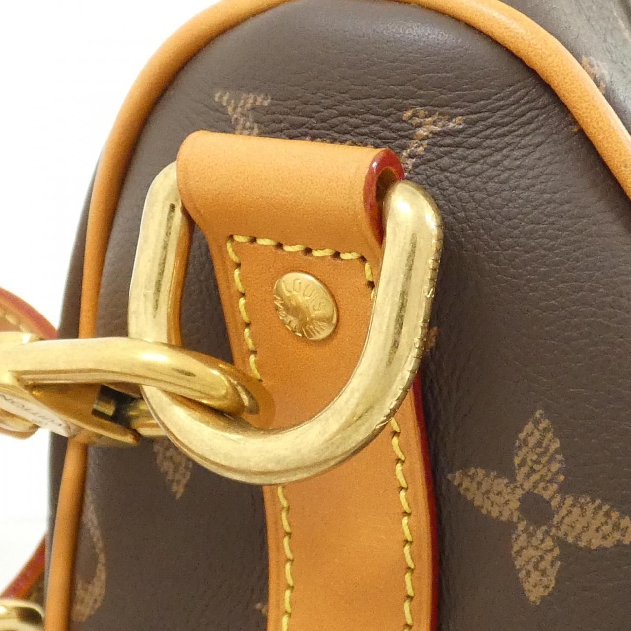Louis Vuitton Monogram Leather Keepall Bandouliere 25 cm Boston — view 4