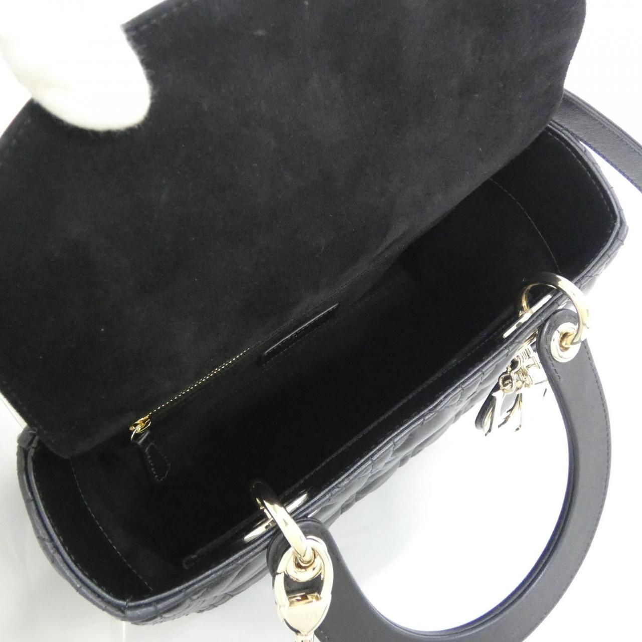 Dior Lady Bag Handbag Black — view 7
