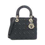 Dior Lady Bag Handbag Black