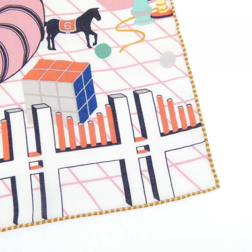 Hermes Heremes Horse Club Carre Shawl Scarf — view 2