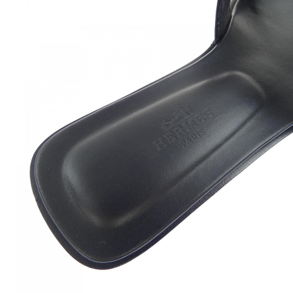 Hermes Oran Sandals Black — view 6