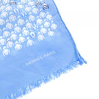 Hermes Stole Scarf Blue — view 2