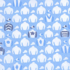 Hermes Stole Scarf Blue — view 4