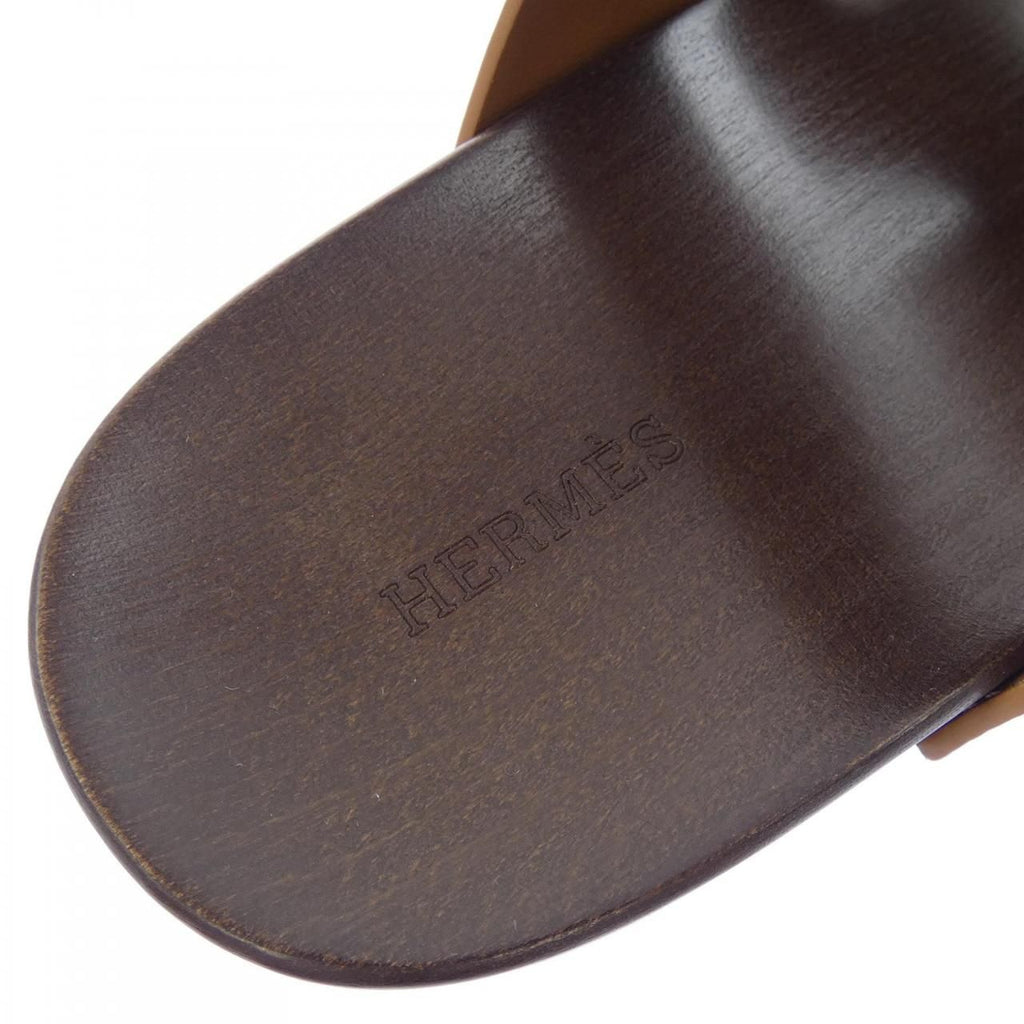 Hermes Cos Sandals Brown — view 6