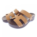 Hermes Cos Sandals Brown — view 3