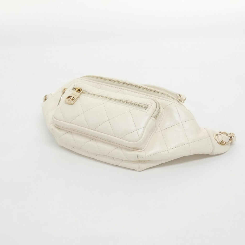 Chanel Waist Bag Belt Bag Ivory — view 3