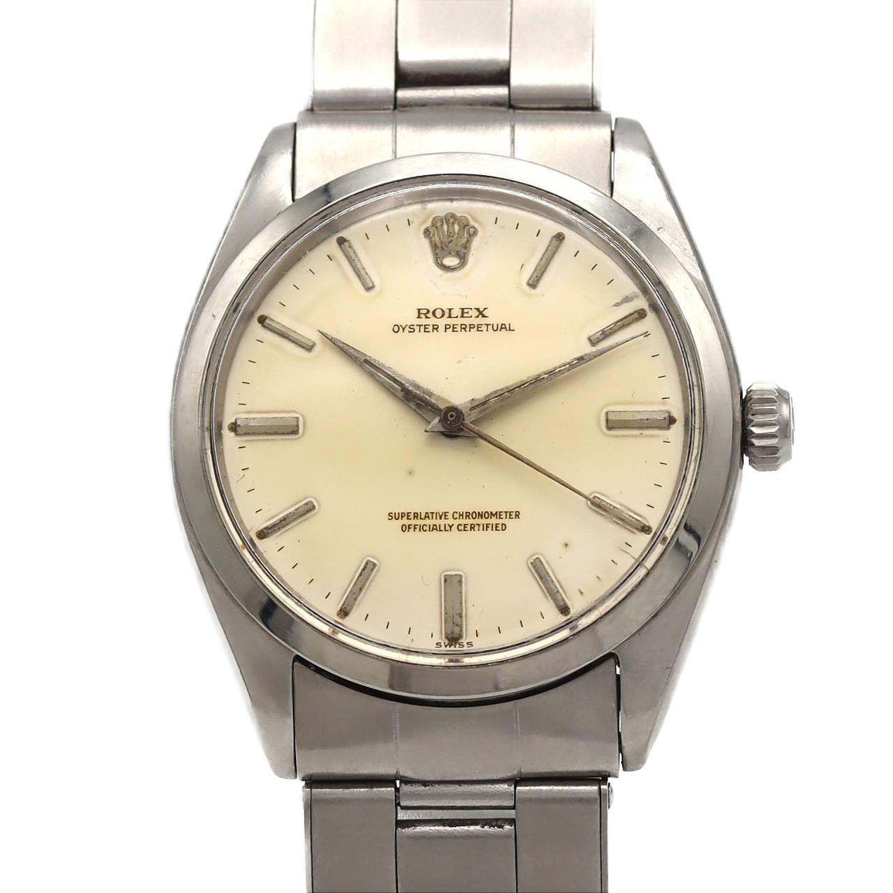 Rolex Oyster Perpetual SS Automatic Winding Watch