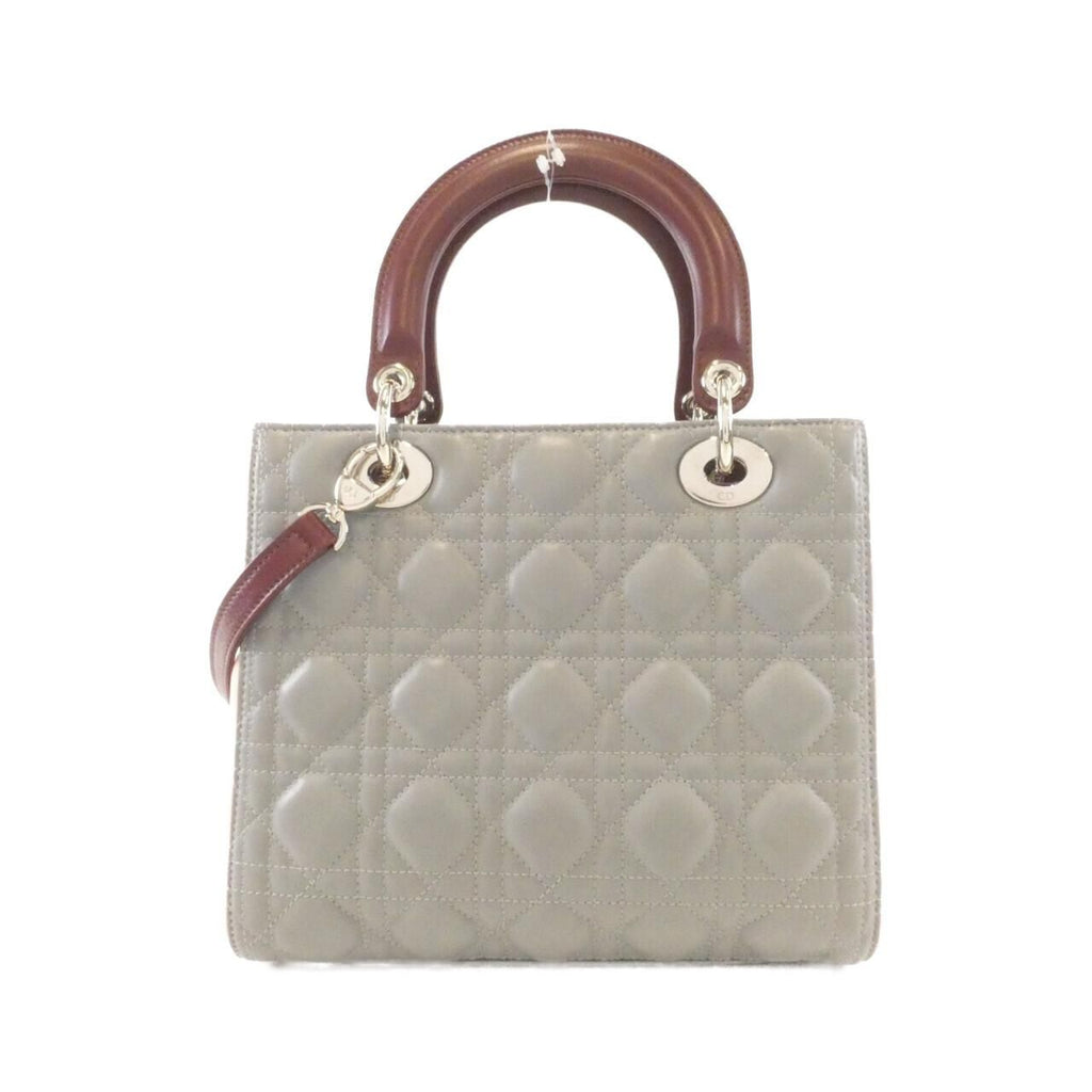Dior Lady Bag Handbag Gray — view 2