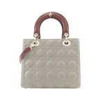 Dior Lady Bag Handbag Gray — view 2