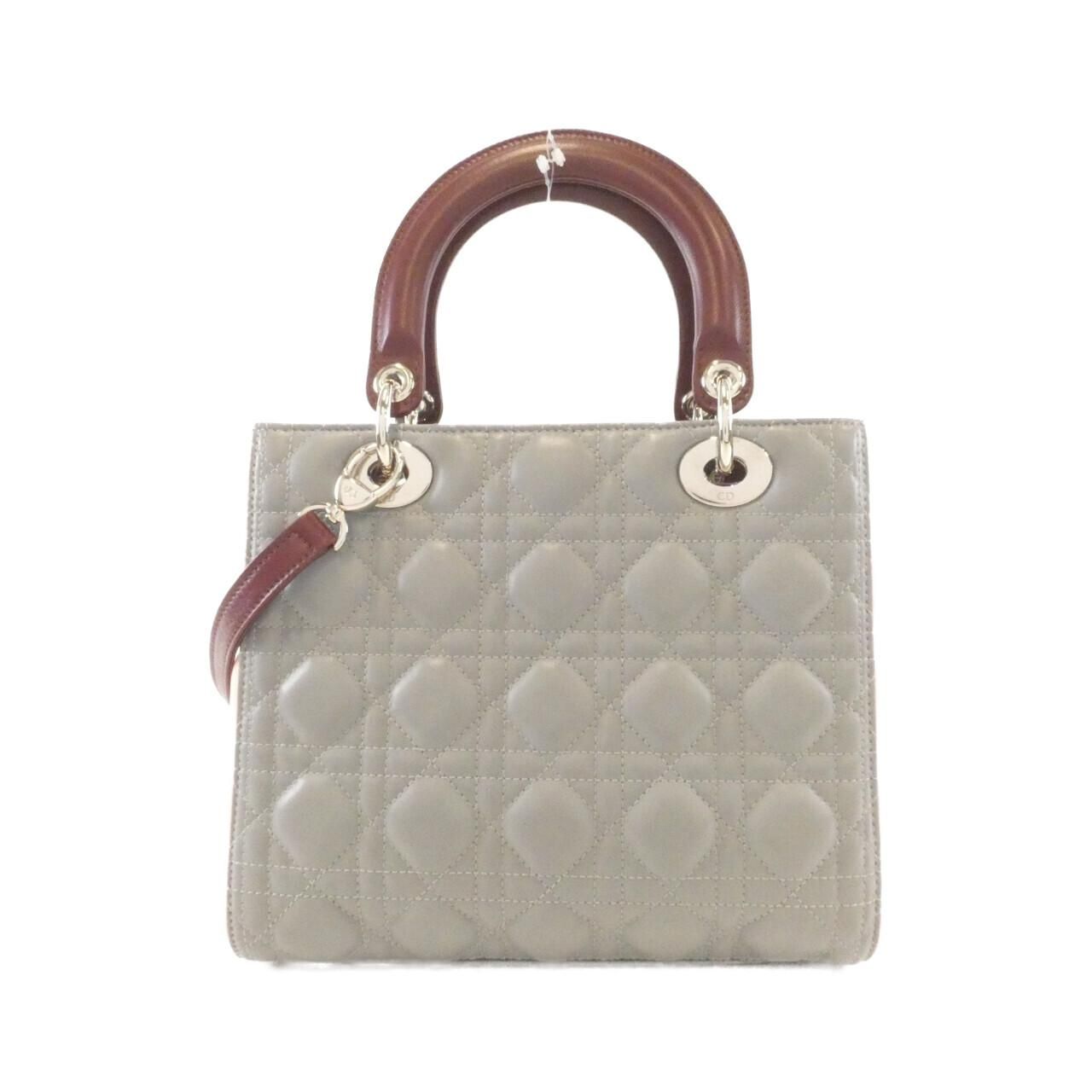 Dior Lady Bag Handbag Gray — view 2