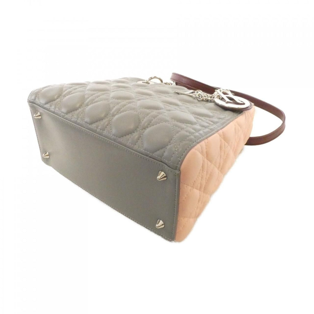 Dior Lady Bag Handbag Gray — view 3