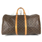 Louis Vuitton Boston Bag Keepall 55 Debeso Monogram Canvas Brown — view 2
