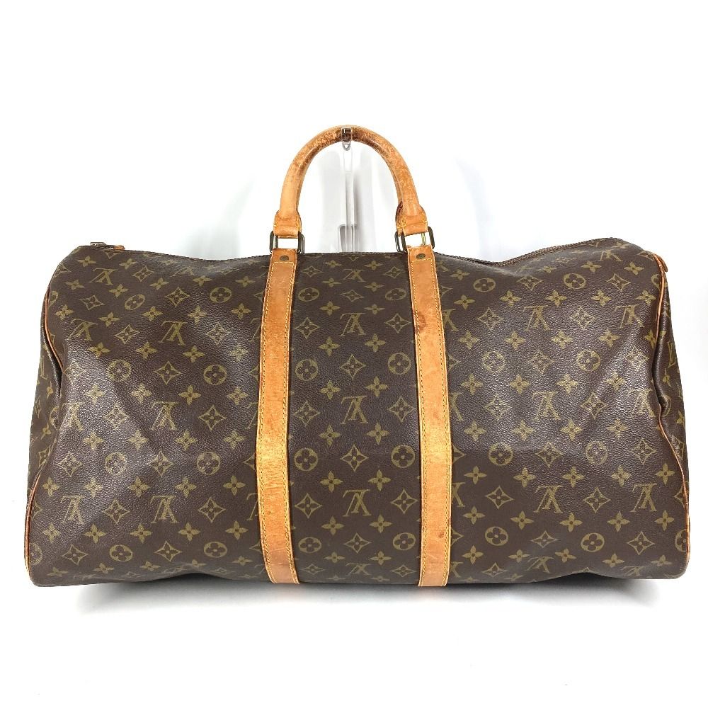 Louis Vuitton Boston Bag Keepall 55 Debeso Monogram Canvas Brown — view 2