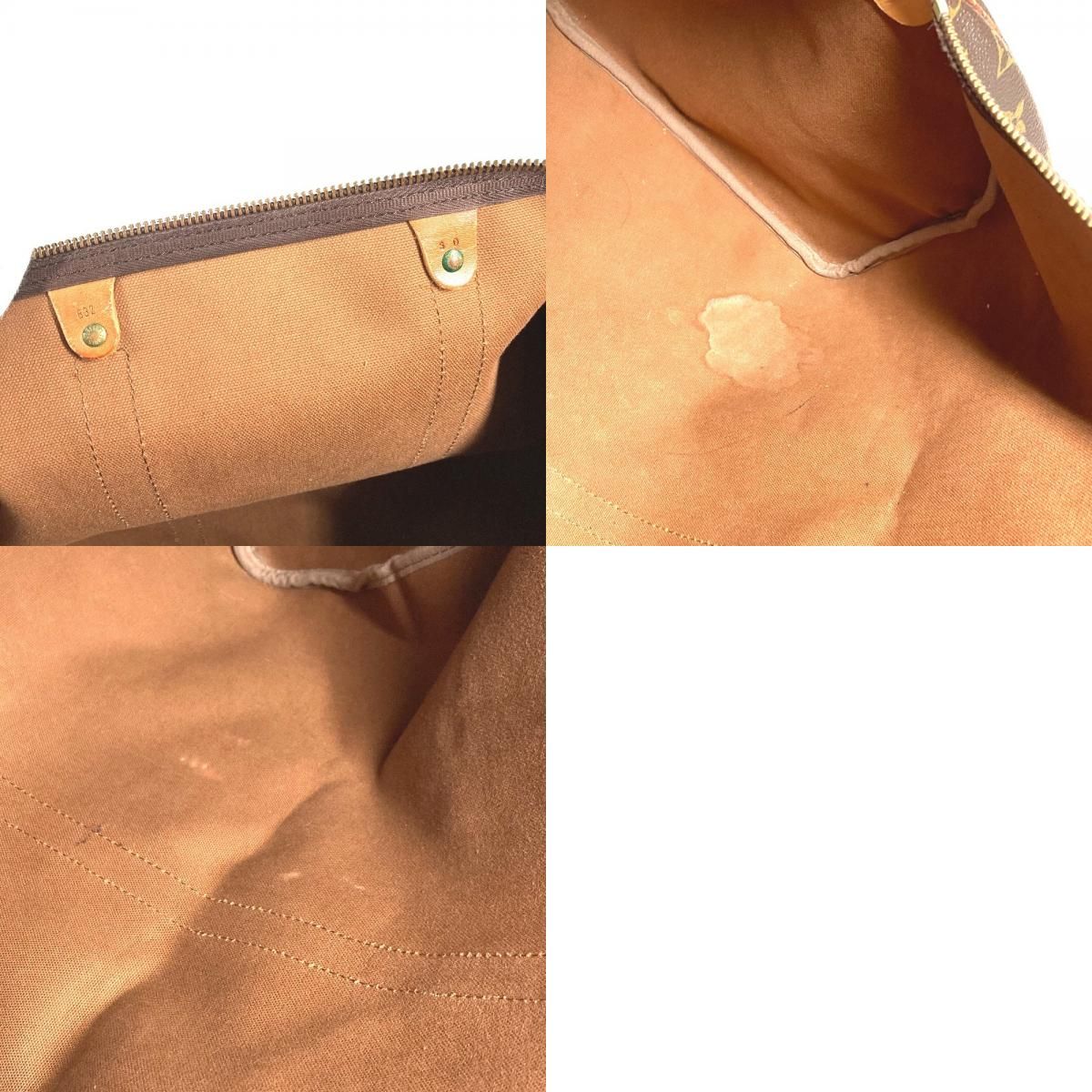 Louis Vuitton Boston Bag Keepall 55 Debeso Monogram Canvas Brown — view 9