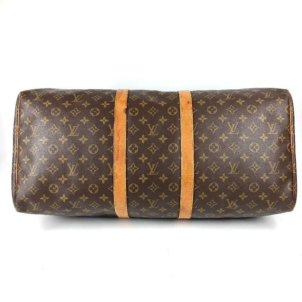 Louis Vuitton Boston Bag Keepall 55 Debeso Monogram Canvas Brown — view 5