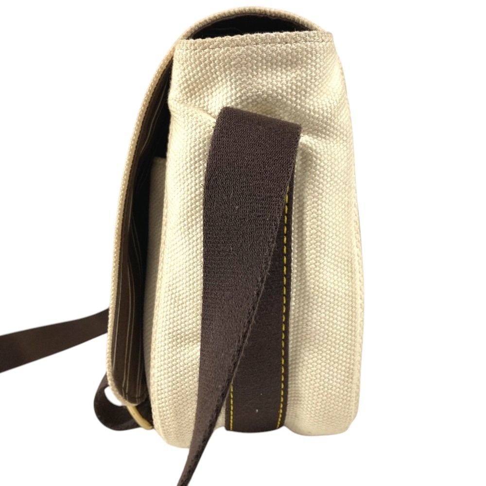Louis Vuitton Shoulder Bag Besace PM Canvas Ecru White — view 3