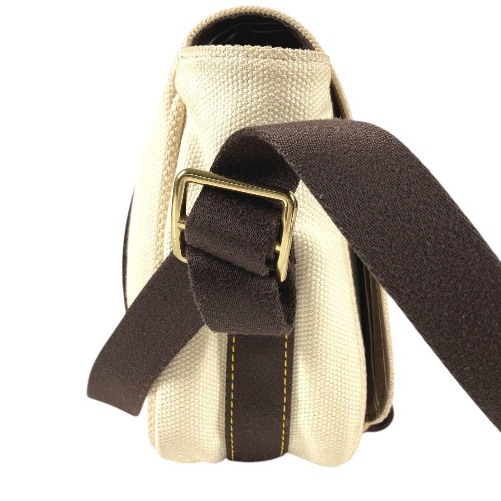 Louis Vuitton Shoulder Bag Besace PM Canvas Ecru White — view 4