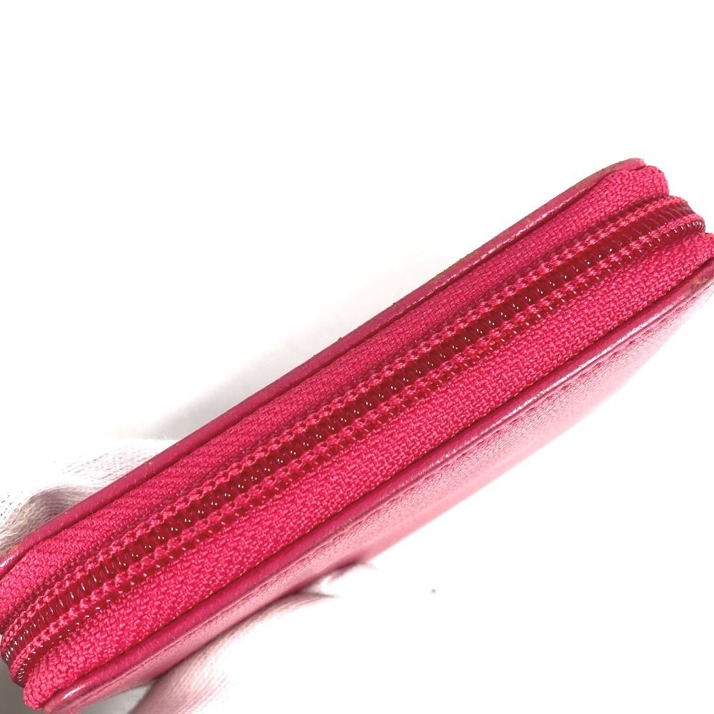 Chanel Coin Case CC Logo Leather Pink — view 7