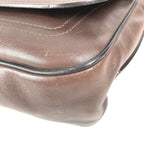 Louis Vuitton Shoulder Bag Omaha Utah Leather Cafe Brown — view 6
