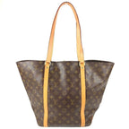 Louis Vuitton Shoulder Bag Sac Shopping Monogram Canvas Brown — view 2