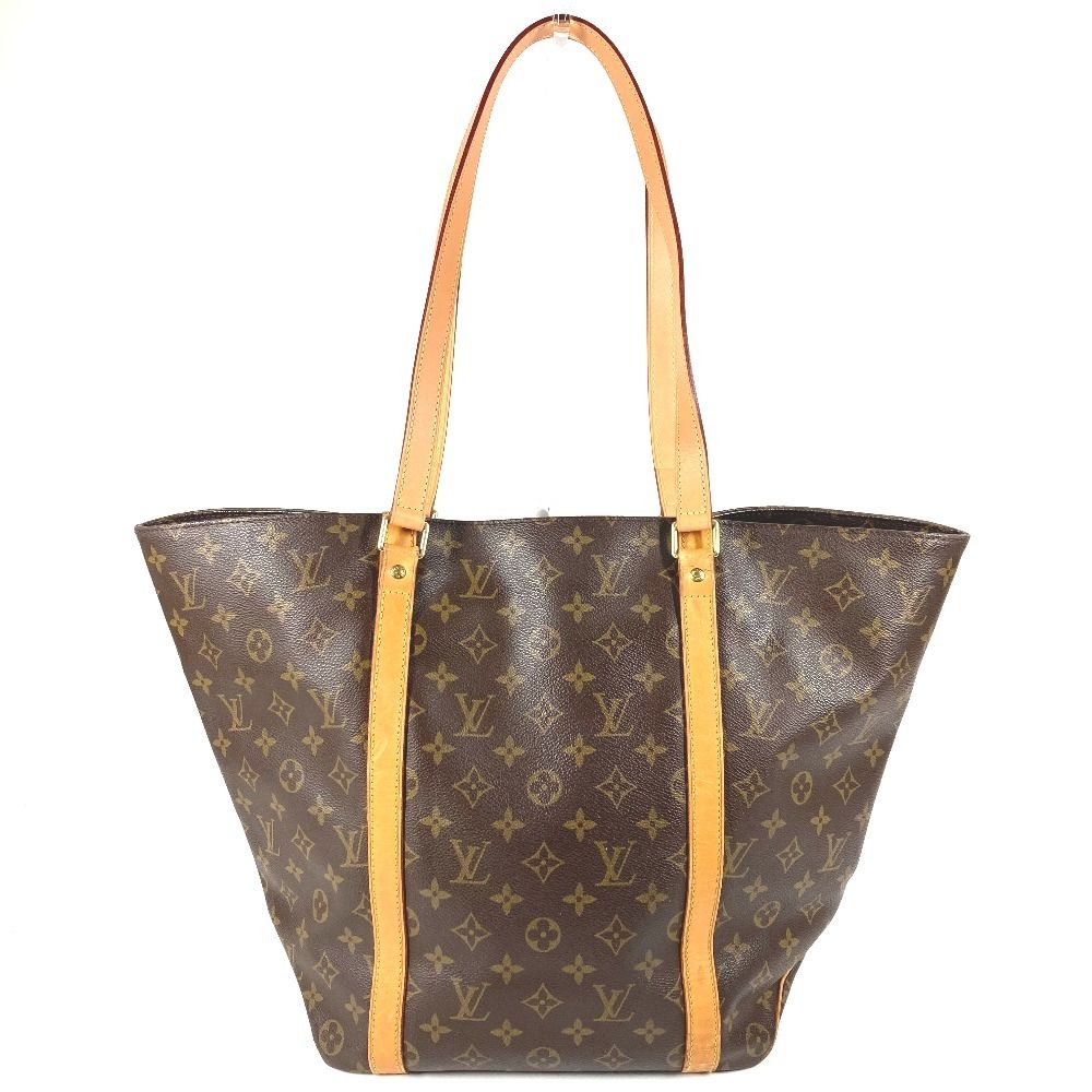 Louis Vuitton Shoulder Bag Sac Shopping Monogram Canvas Brown — view 2