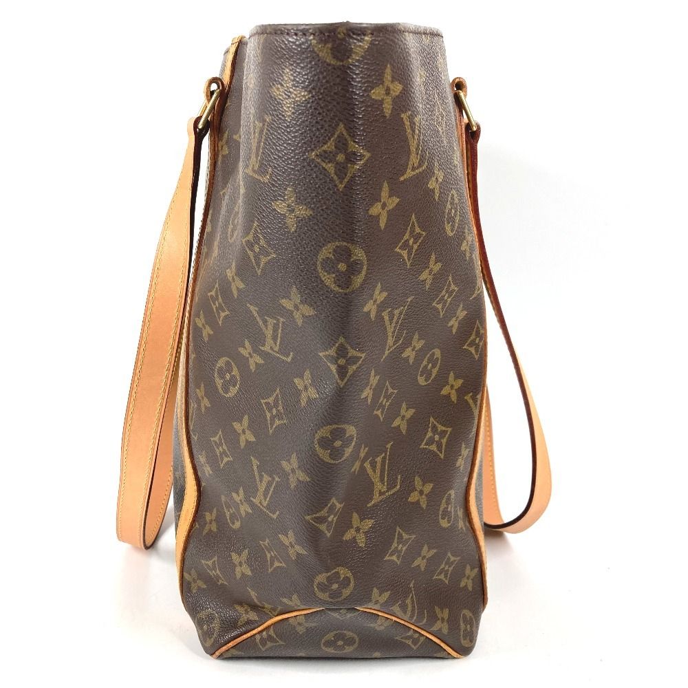 Louis Vuitton Shoulder Bag Sac Shopping Monogram Canvas Brown — view 4