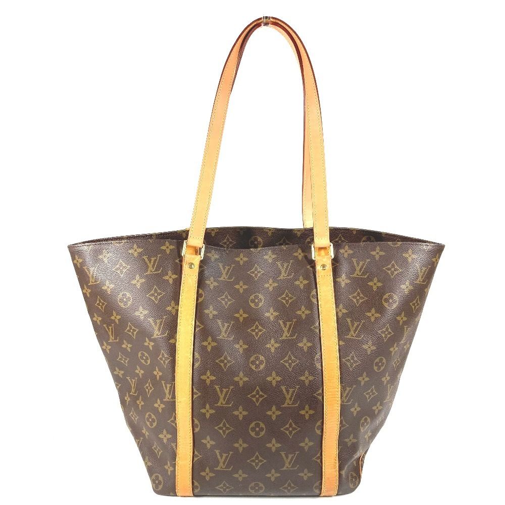 Louis Vuitton Shoulder Bag Sac Shopping Monogram Canvas Brown
