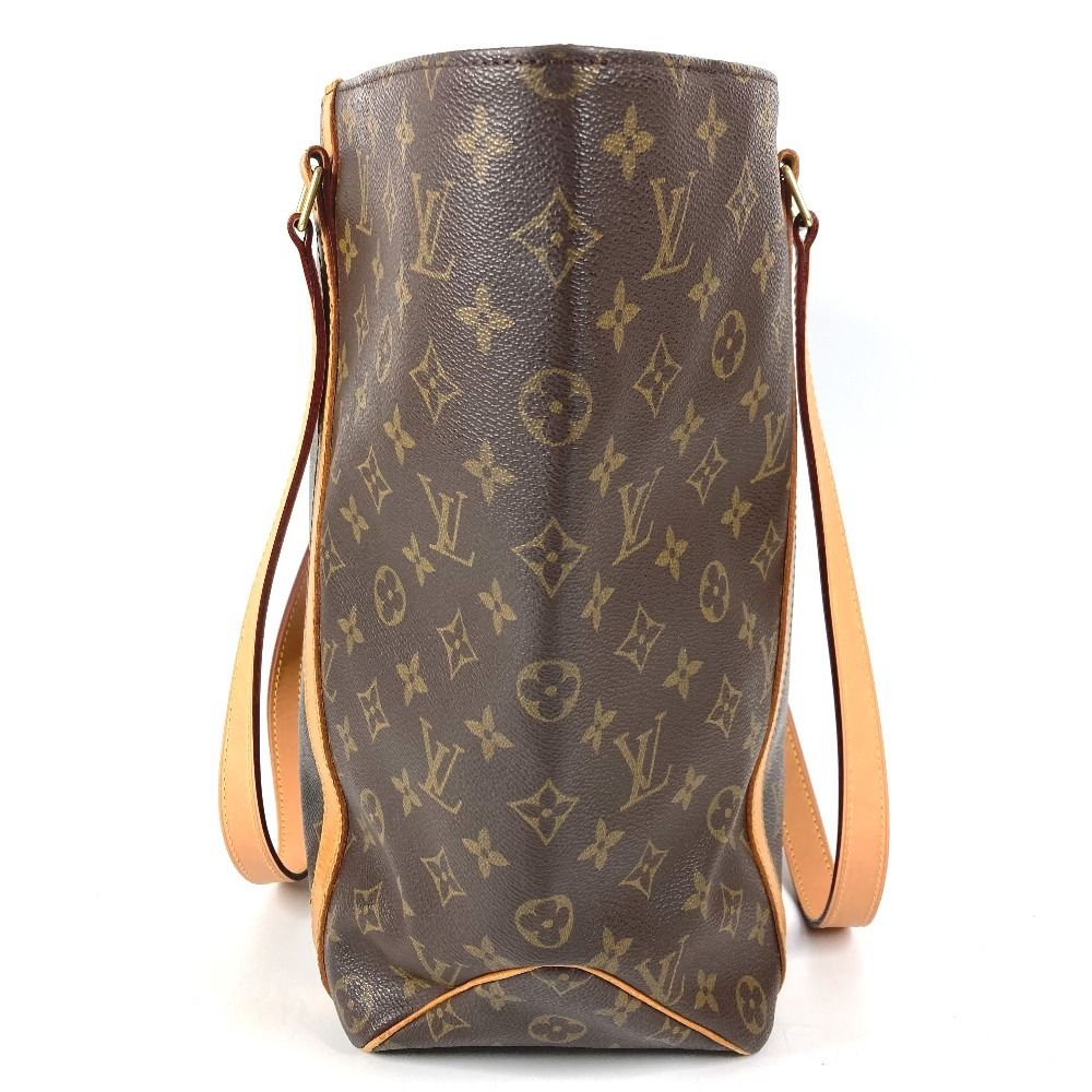 Louis Vuitton Shoulder Bag Sac Shopping Monogram Canvas Brown — view 3