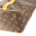 Louis Vuitton Shoulder Bag Sac Shopping Monogram Canvas Brown — view 6