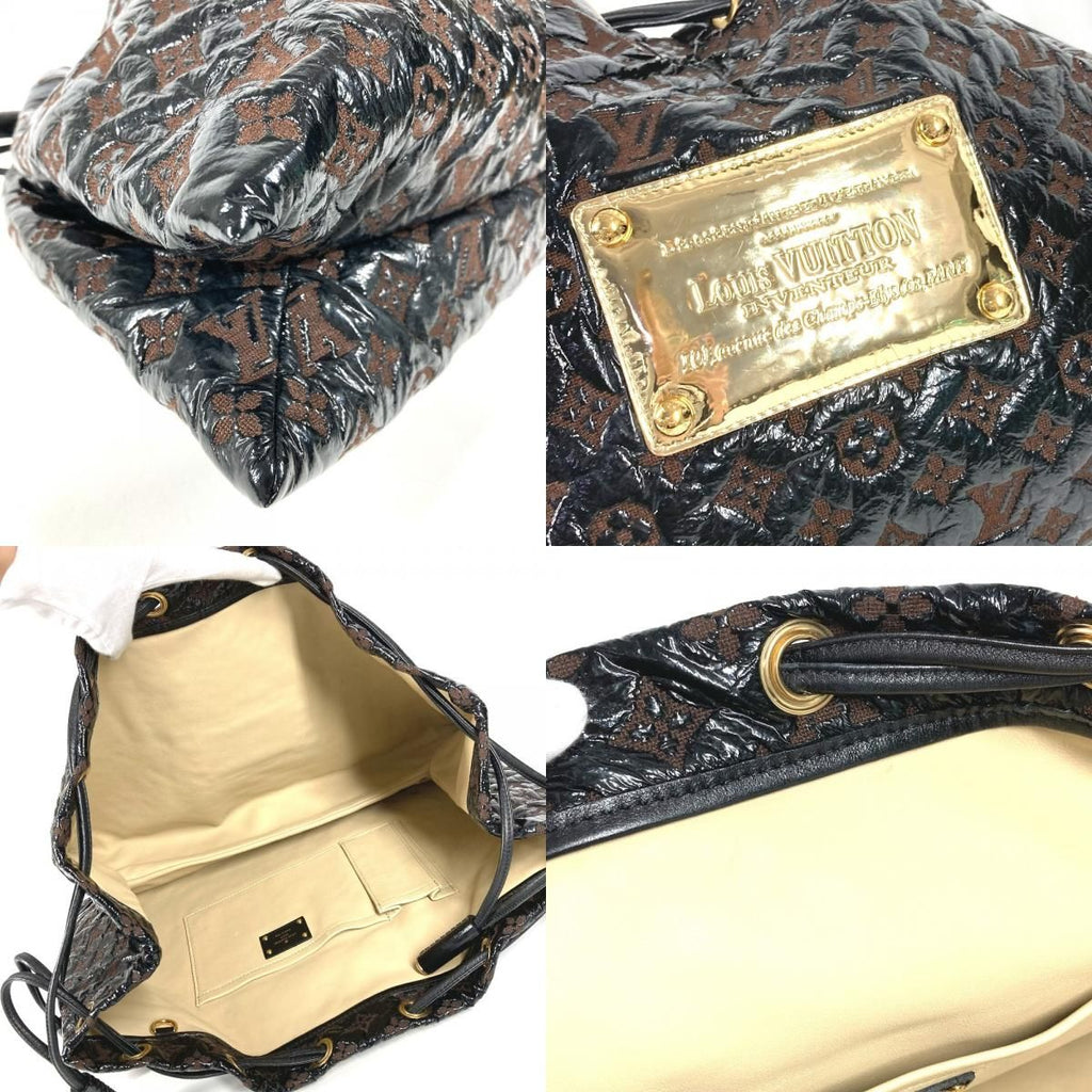 Louis Vuitton Shoulder Bag Squeegee Leather Brown — view 7