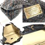 Louis Vuitton Shoulder Bag Squeegee Leather Brown — view 7