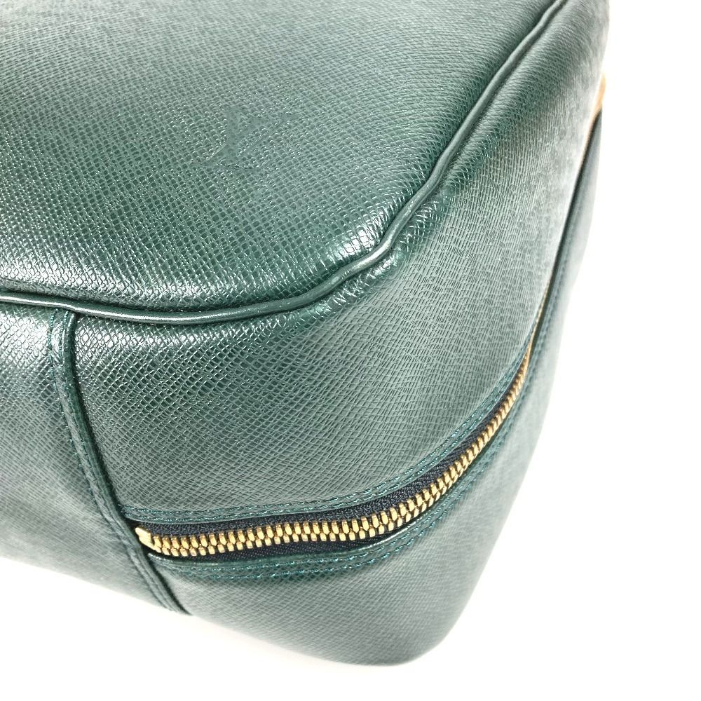 Louis Vuitton Boston Bag Elanga Anpoche Taiga Leather Epi Sea Green — view 6