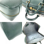 Louis Vuitton Boston Bag Elanga Anpoche Taiga Leather Epi Sea Green — view 7