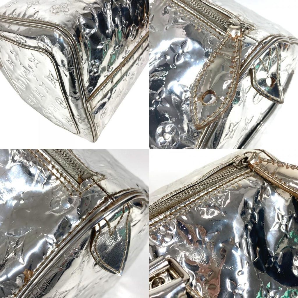 Louis Vuitton Handbag Speedy 35 Leather Arjan Silver — view 7