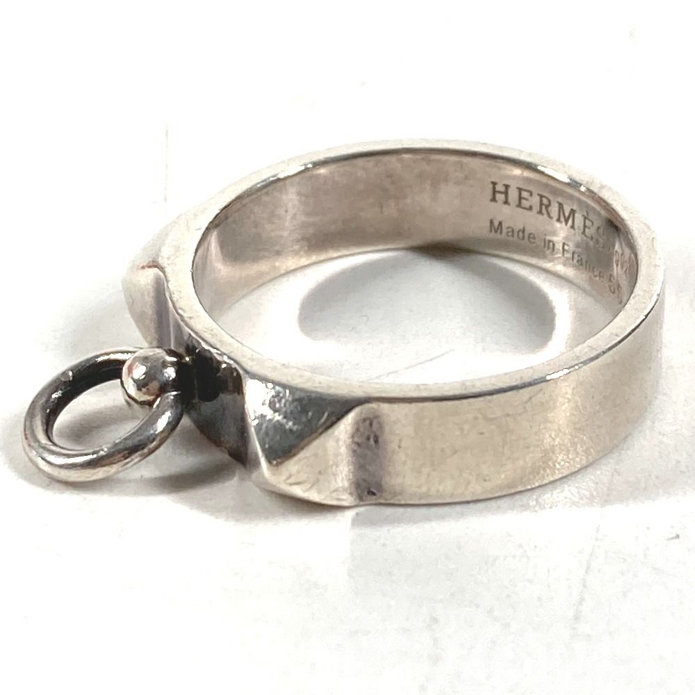 Hermes Ring Collier de Chien Logo Silver — view 3
