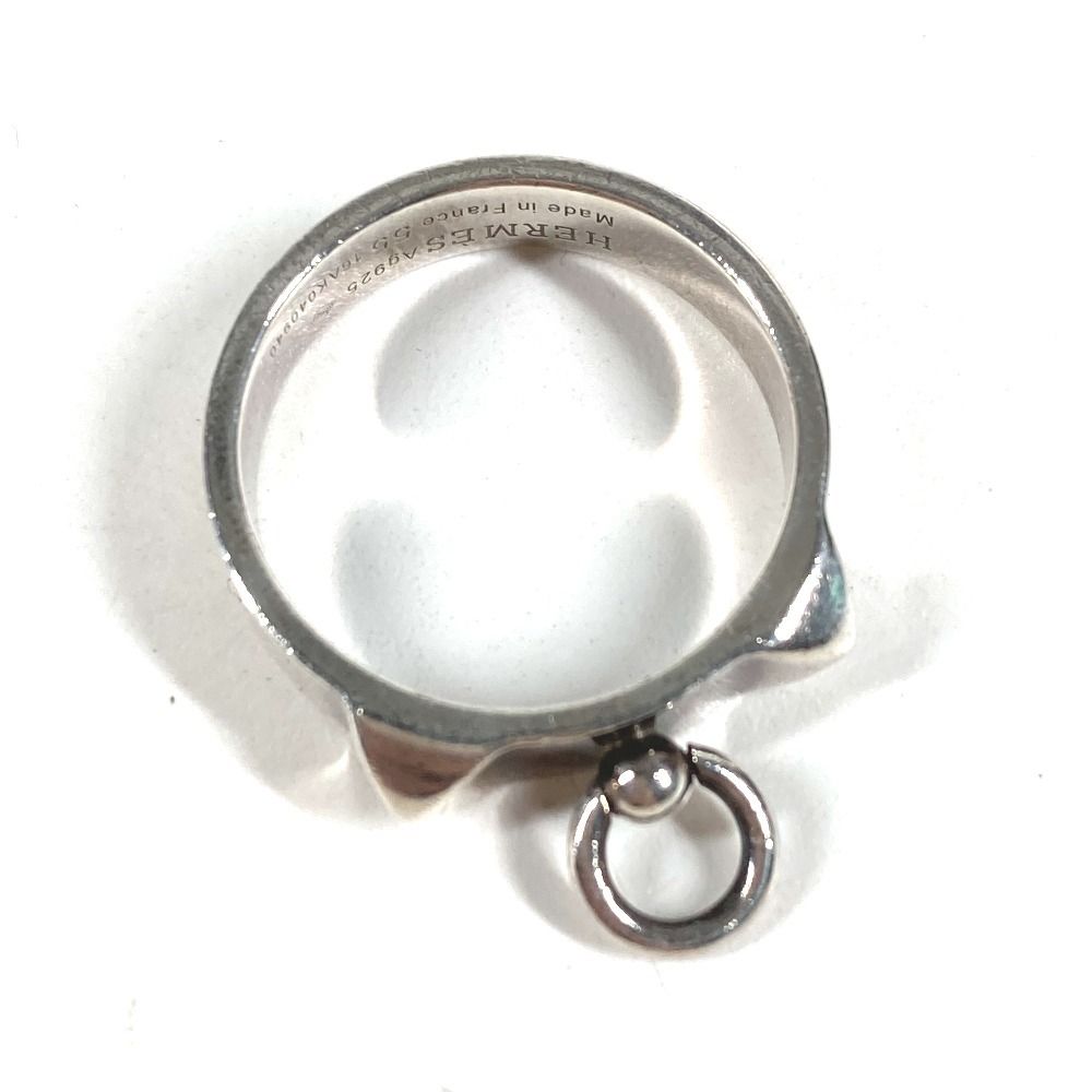 Hermes Ring Collier de Chien Logo Silver — view 6