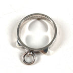Hermes Ring Collier de Chien Logo Silver — view 7