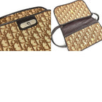 Dior Shoulder Bag Logo Trotter Leather Canvas Beige — view 9
