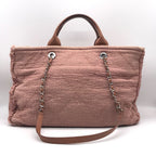Chanel CC Logo Large Shopping Tote 2-Way Chain Shoulder Bag Price Negotiation — view 2