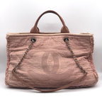 Chanel CC Logo Large Shopping Tote 2-Way Chain Shoulder Bag Price Negotiation